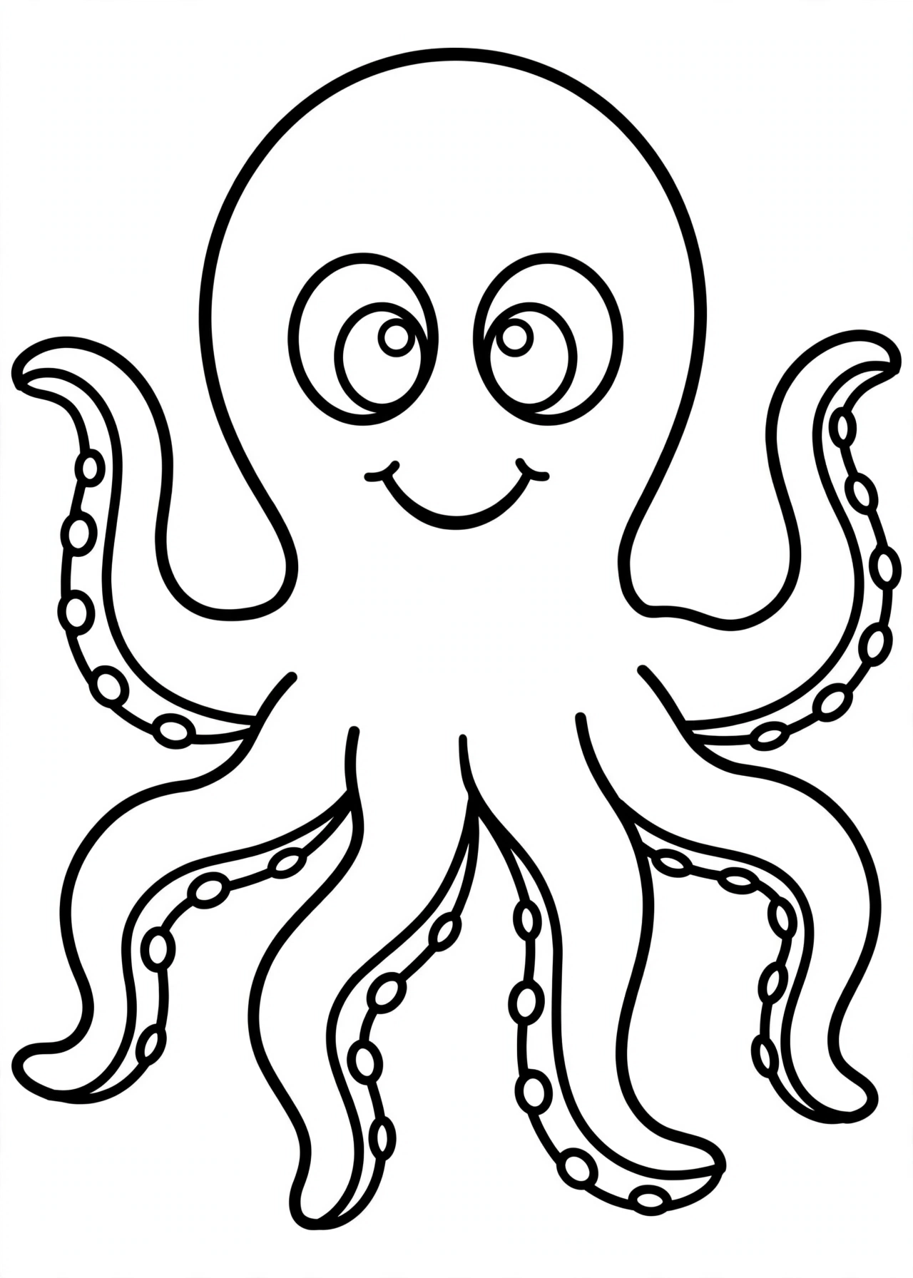 Desenho de polvo para colorir