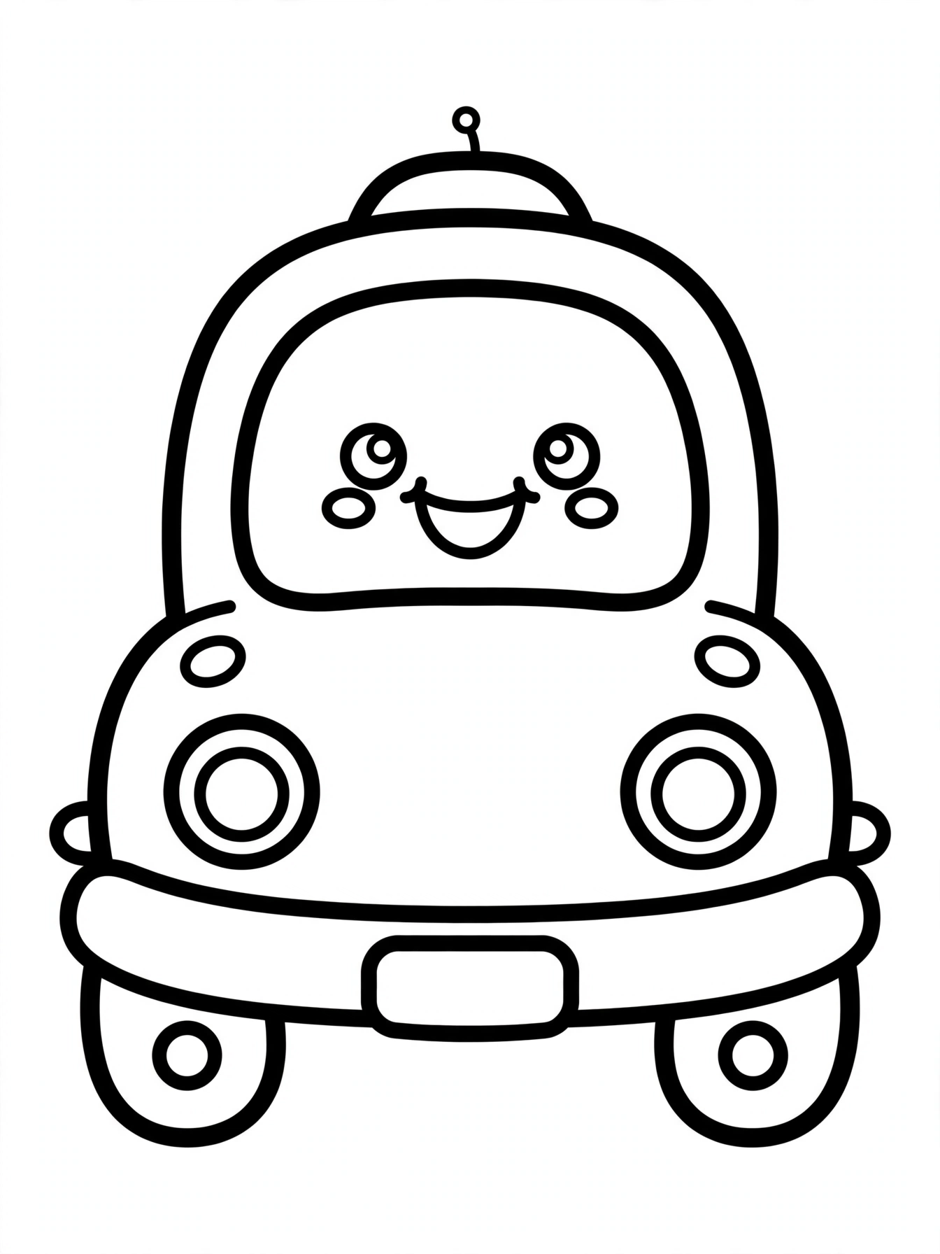 Desenho de Carrinho de Brinquedo para colorir