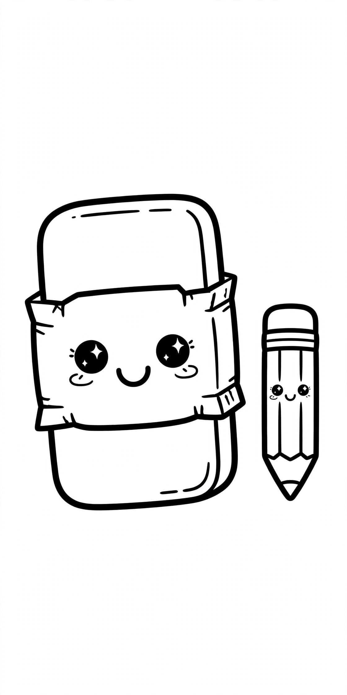 Desenho de Borracha para colorir