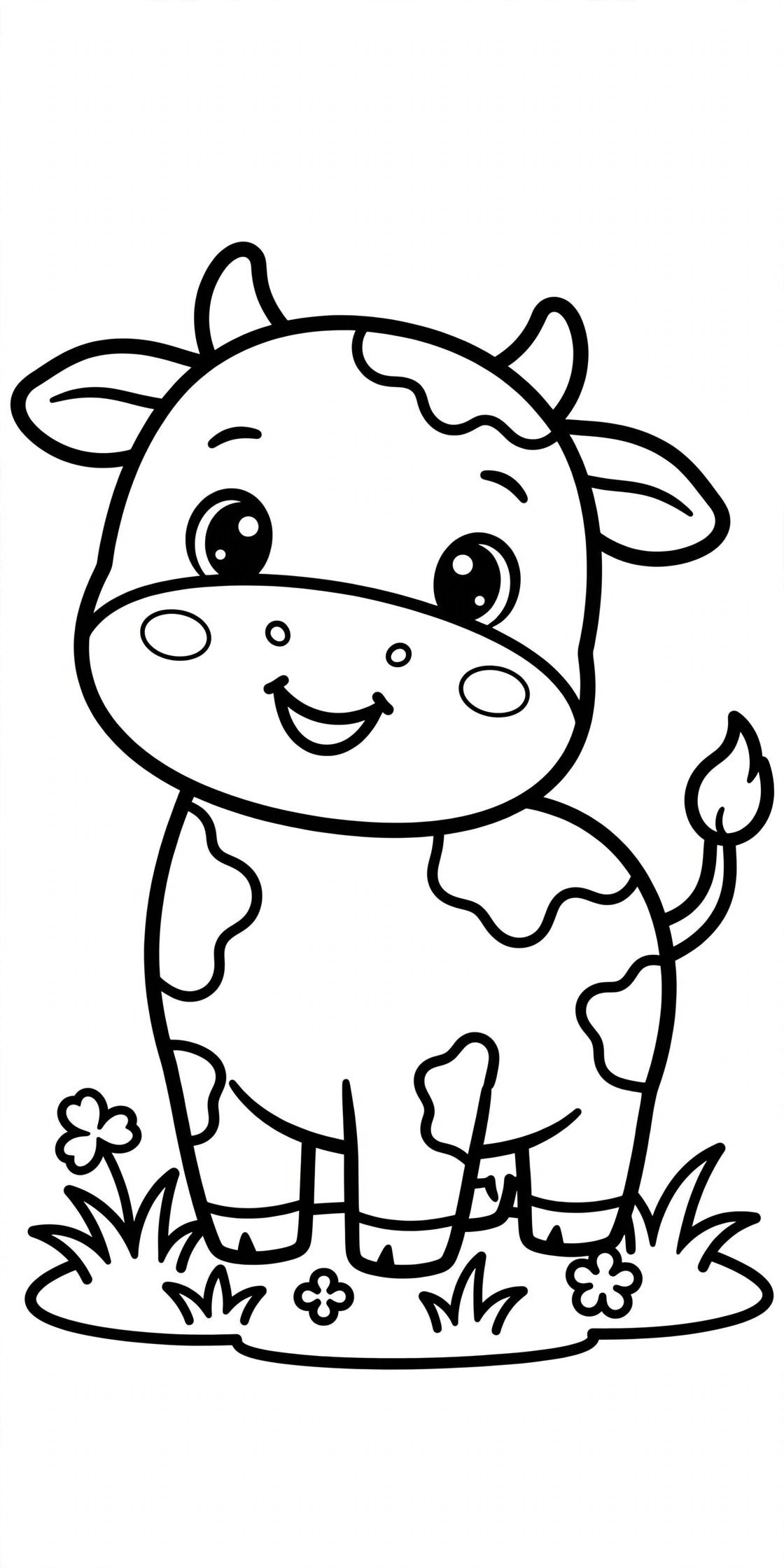 Desenho de Vaca para colorir