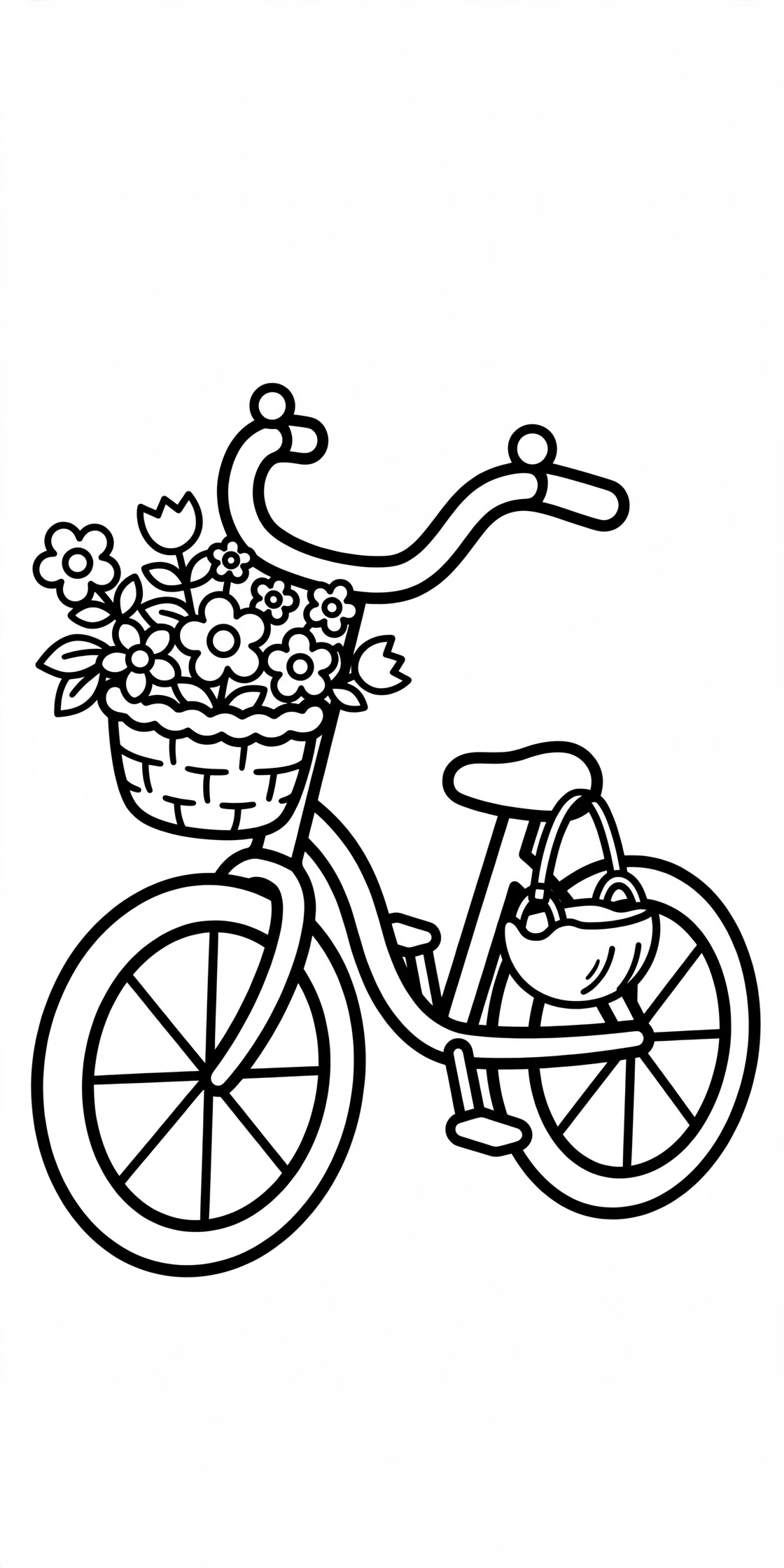 Desenho de Bicicleta para colorir